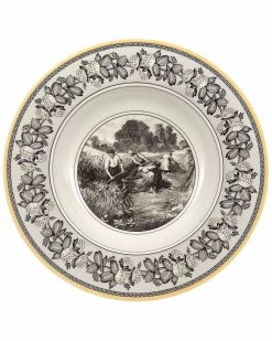 Promo 🎉 Villeroy & Boch Audun Ferme 9.5in Rim Soup Bowl Home Dinnerware 🔔