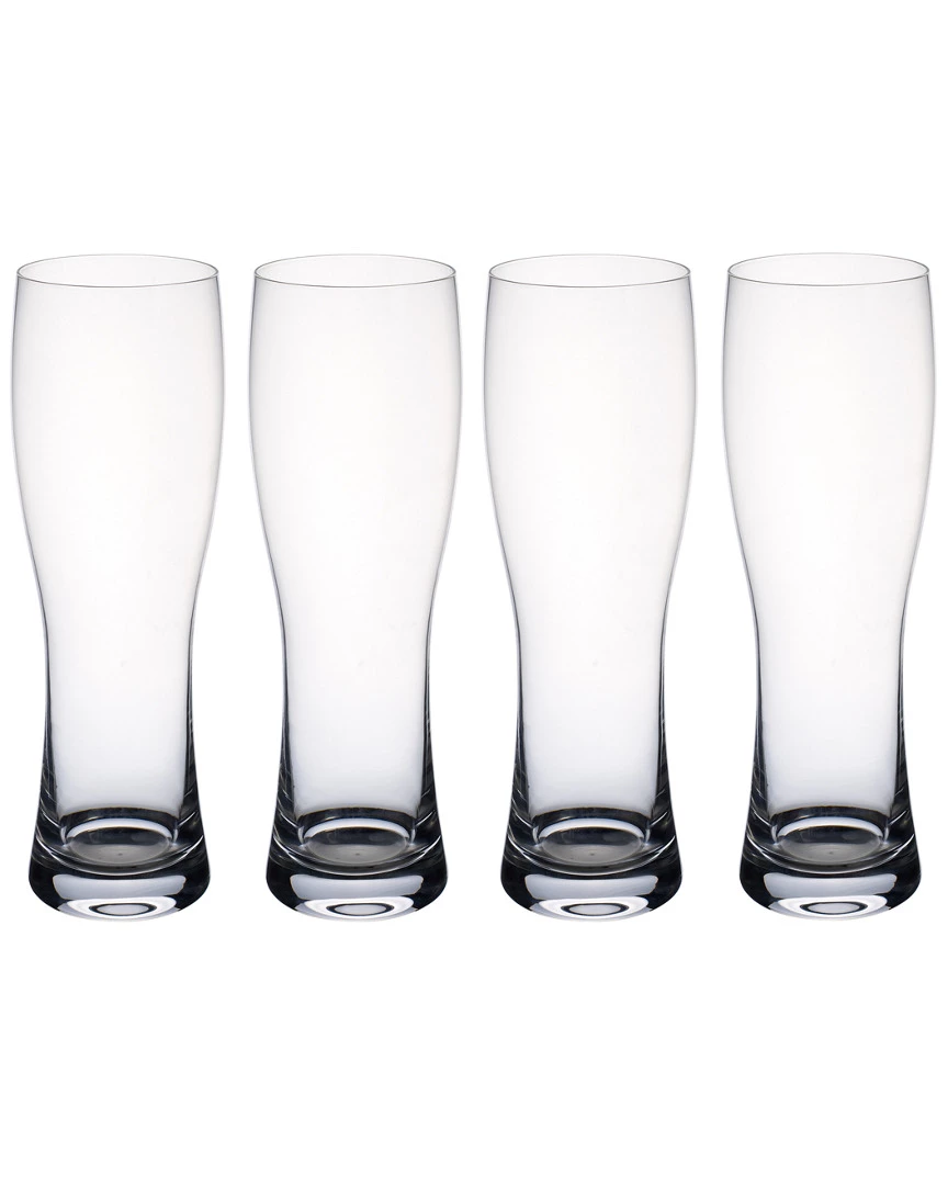 Budget π₯° Villeroy & Boch Purismo Special Set Of Four 24oz Pilsner Glasses Home Drinkware β€οΈ