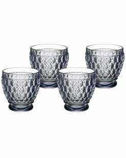 New 👏 Villeroy & Boch Boston Set Of 4 Colored Shot Glasses Home Drinkware 🎁