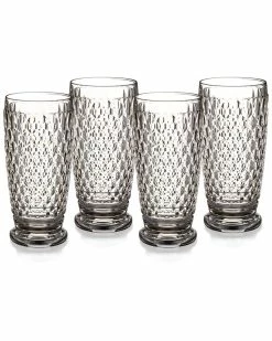 Hot Sale 🛒 Villeroy & Boch Boston Colored Highball / Tumblers (Set Of 4) Home Drinkware 😍