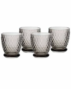 Best Pirce 🧨 Villeroy & Boch Set Of 4 Boston Colored Double Old Fashioned / Tumblers Home Drinkware 💯