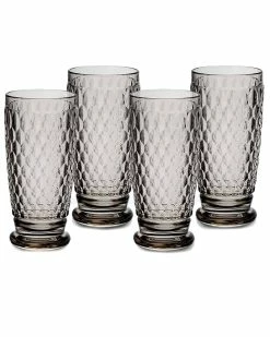 Promo ⌛ Villeroy & Boch Boston Colored Highball Glasses (Set Of 4) Home Drinkware 👏