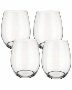 Cheap ✔️ Villeroy & Boch Entree Set Of 4 Stemless Glasses Home Drinkware 🤩