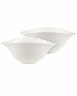 Brand new 🤩 Villeroy & Boch Vapiano Set Of 2 Salad Bowls Home Dinnerware 🔥