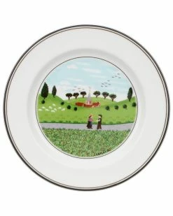 Brand new 🌟 Villeroy & Boch Design Naif Boy & Girl Bread & Butter Plate Home Dinnerware ⌛