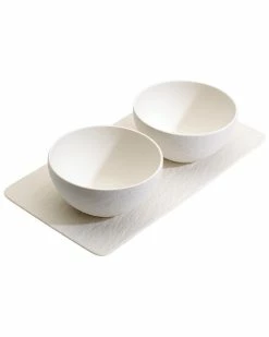 Coupon 🎉 Villeroy & Boch Manufacture Rock 3pc Condiment Set Home Serveware 🎁
