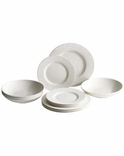 Hot Sale ⌛ Villeroy & Boch Manufacture Rock 12pc Bowl Set Home Dinnerware ⭐