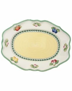 Coupon 🔥 Villeroy & Boch French Garden Fleurence Oval Platter Home Dinnerware 💯