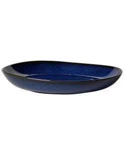 Promo ✨ Villeroy & Boch Lave Bleu Flat Bowl Home Dinnerware 😉