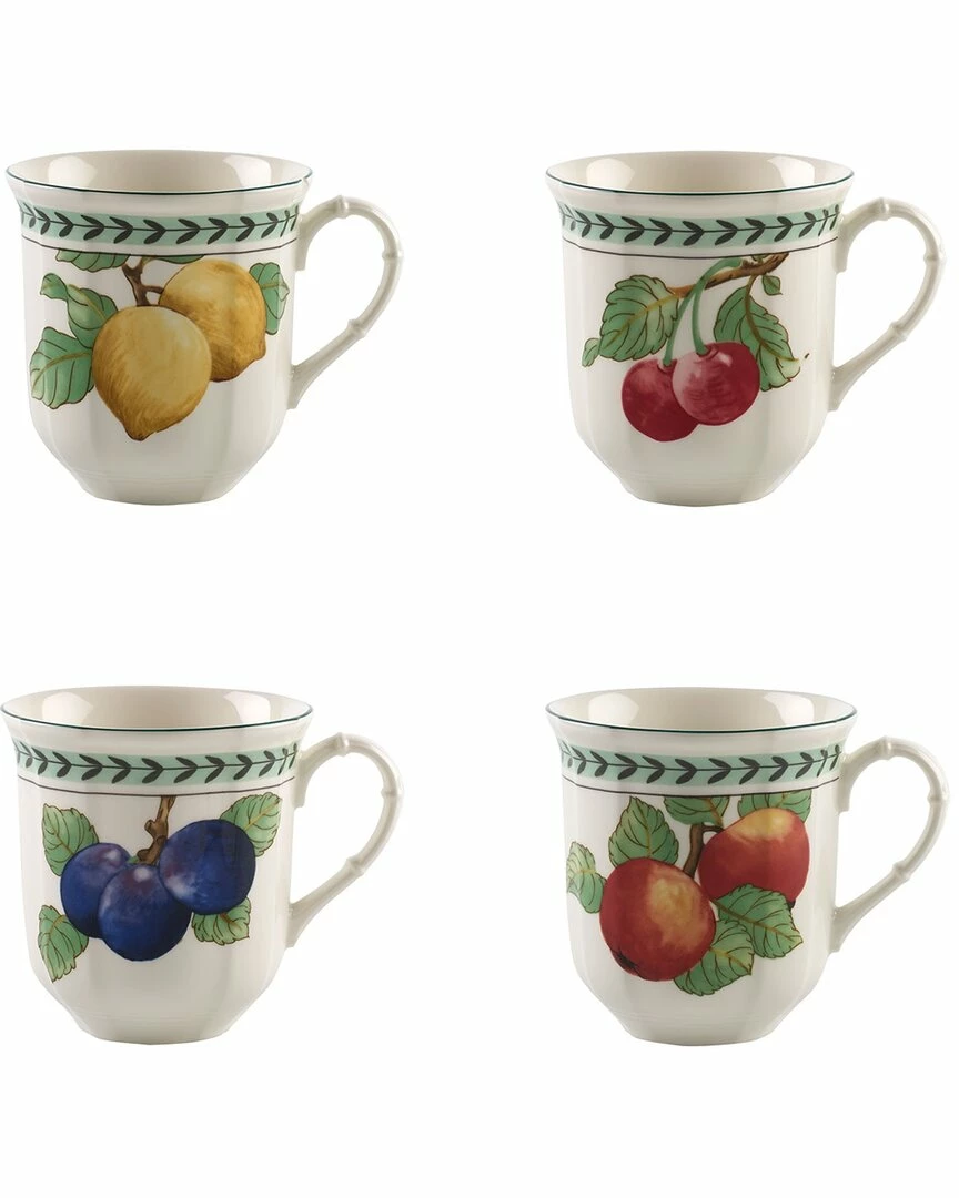 Deals β Villeroy & Boch French Garden Modern Fruits Set Of 4 Jumbo Mugs Home Drinkware π§¨