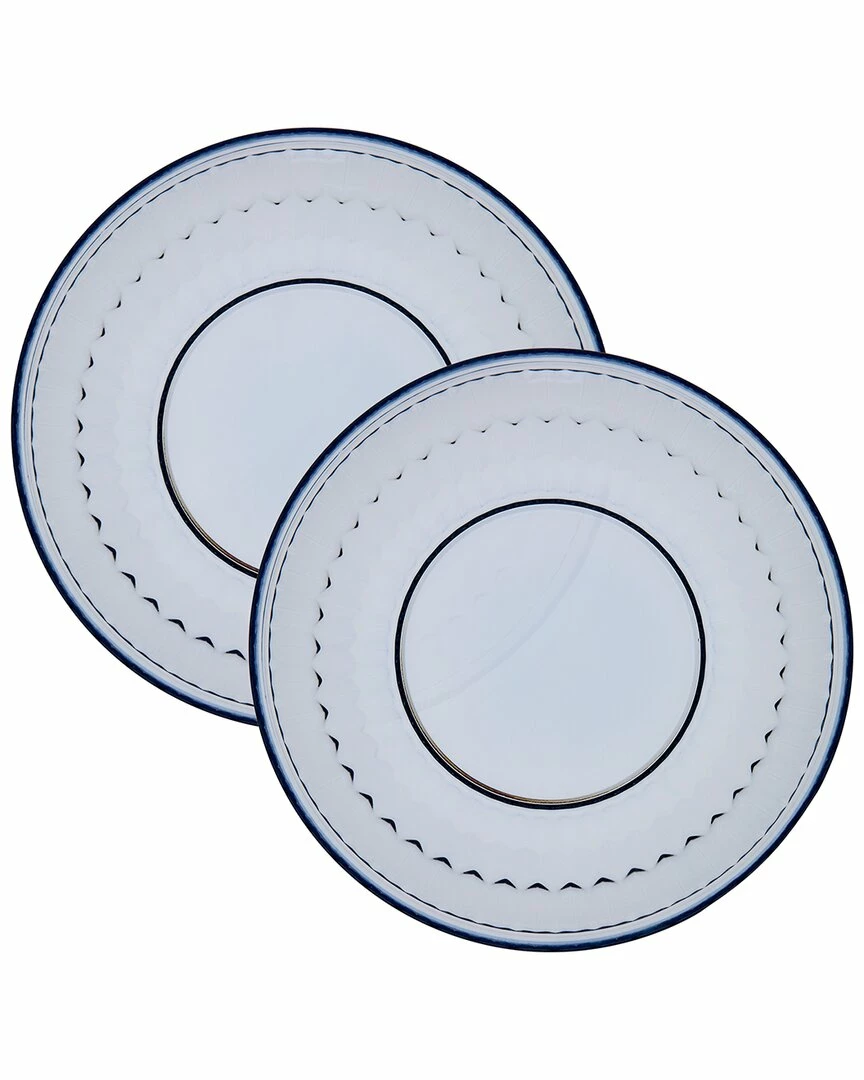 Discount π€© Villeroy & Boch Boston Set Of 2 Colored Salad Plates Home Dinnerware π - Image 2