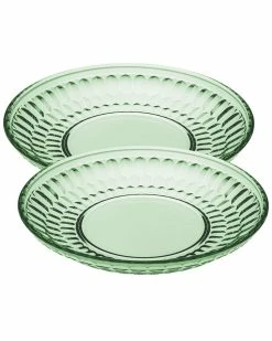 Brand new 🎁 Villeroy & Boch Boston Set Of 2 Colored Salad Plates Home Dinnerware 😍