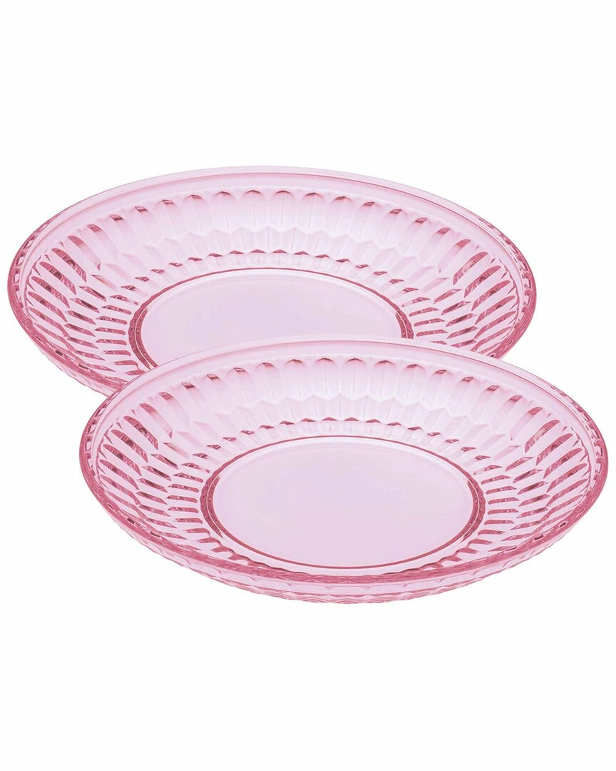 Hot Sale 𧨠Villeroy & Boch Boston Set Of 2 Colored Salad Plates Home Dinnerware βοΈ